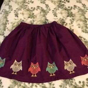 Girls Owl Skort